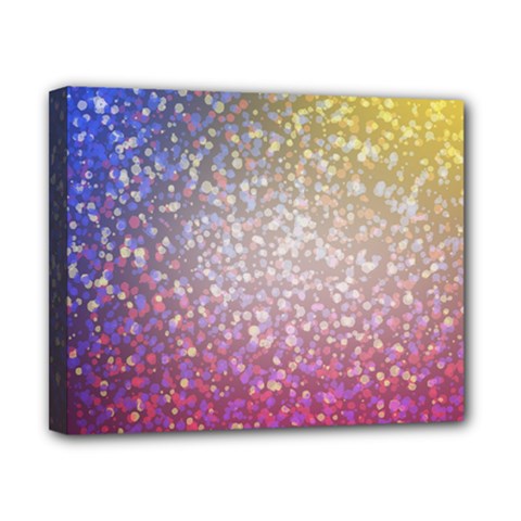 Glitter Particles Pattern Abstract Canvas 10  X 8  (stretched) by Amaryn4rt