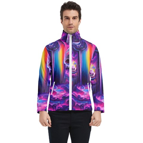 Purple Drawing Digital Art Men s Bomber Jacket by Amaryn4rt