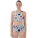 Wallpaper Background Cute Design Racer Back Bikini Set View1