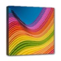  Rainbow Pattern Lines Mini Canvas 8  x 8  (Stretched) View1