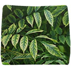 Leaves Foliage Twig Bush Plant Seat Cushion by artworkshop