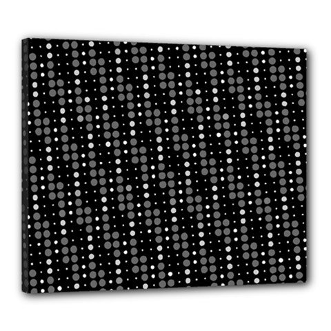 Illustration  Dots Dot Geometric Pattern Digital Art Canvas 24  X 20  (stretched) by Wegoenart