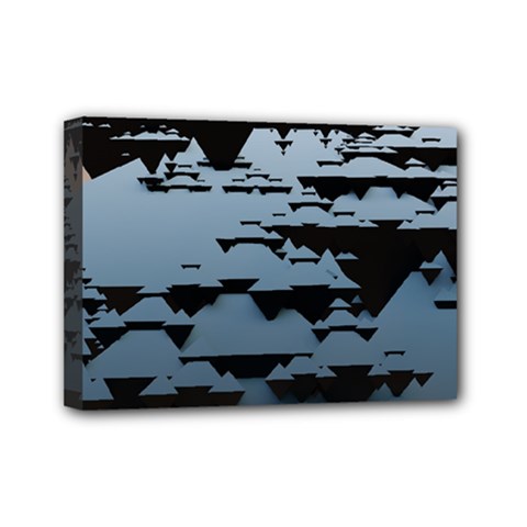 Illustration Background Pattern Modernart Mini Canvas 7  X 5  (stretched) by Wegoenart