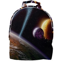 Planets In Space Mini Full Print Backpack by Sapixe