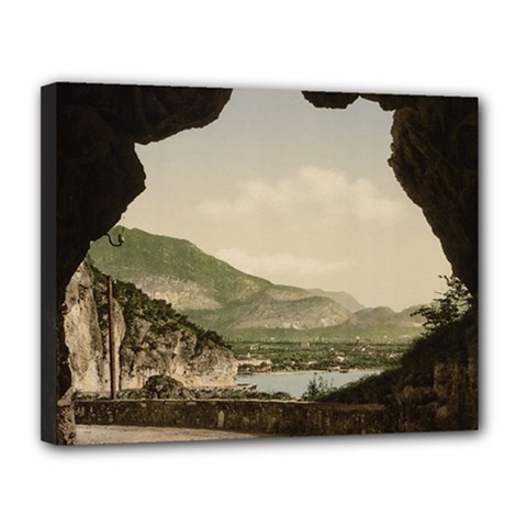 Ponale Road, Garda, Italy  Canvas 14  X 11  (stretched) by ConteMonfrey