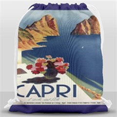 Capri, Italy  Drawstring Bag (large) by ConteMonfrey