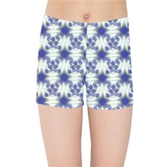 Background Pattern Texture Design Kids  Sports Shorts by Wegoenart