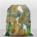 Illustration Sheet Autumn Color Drawing Drawstring Bag (Small) View2