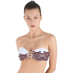 Im Fourth Dimension Colour 29 Twist Bandeau Bikini Top by imanmulyana