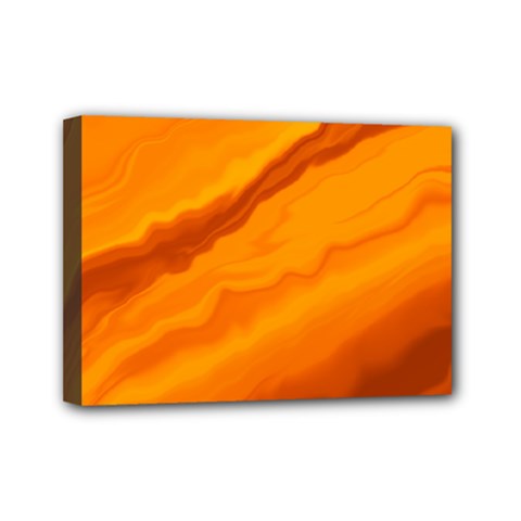 Abstract Painting Background Art Mini Canvas 7  X 5  (stretched) by Wegoenart