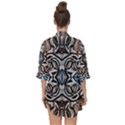 Embroidered symmetry Open Front Chiffon Kimono View2