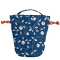 Illustration Pattern Abstract Wallpaper Design Drawstring Bucket Bag View1