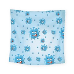 Illustration Virus Pattern Square Tapestry (small) by Wegoenart