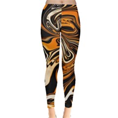 Illustration Abstract Pattern Modern Art Design Fantasy Surreal Leggings  by Wegoenart