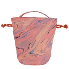 Illustration Background Light Abstract Texture Drawstring Bucket Bag by Wegoenart