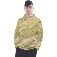Green Pattern Texture Marble Men s Pullover Hoodie by Wegoenart
