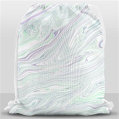 Illustration Marble Texture Marble Painting Drawstring Bag (large) by Wegoenart