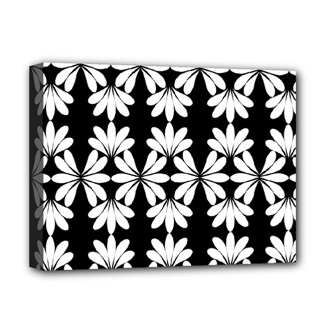 Illustration Floral Pattern Floral Background Deluxe Canvas 16  X 12  (stretched)  by Wegoenart