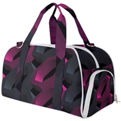 Illustration Hexagon Geometric Art Design Burner Gym Duffel Bag by Wegoenart
