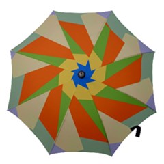 Illustration Colored Paper Abstract Background Hook Handle Umbrellas (small) by Wegoenart