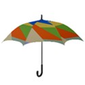 Illustration Colored Paper Abstract Background Hook Handle Umbrellas (Small) View3
