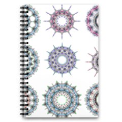 Illustration Pattern Geometric Art Dividers Digital Art 5 5  X 8 5  Notebook by Wegoenart