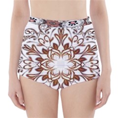 Im Fourth Dimension Colour 43 High-waisted Bikini Bottoms by imanmulyana