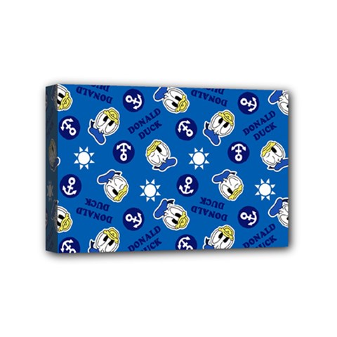 Illustration Duck Cartoon Background Mini Canvas 6  X 4  (stretched) by Sudhe