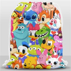 Illustration Cartoon Character Animal Cute Drawstring Bag (large) by Sudhe