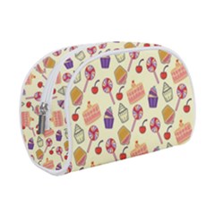 Food Illustration Cupcake Pattern Lollipop Make Up Case (small) by Amaryn4rt