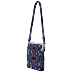 Blue Onn Burgundy Multi Function Travel Bag by kaleidomarblingart