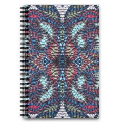 Blue Onn Burgundy 5 5  X 8 5  Notebook by kaleidomarblingart