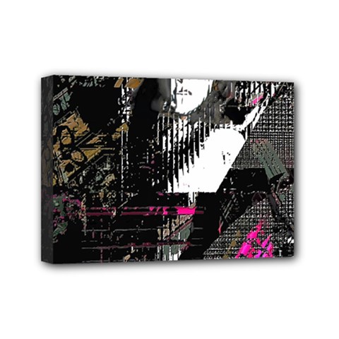 Grunge Witch Mini Canvas 7  X 5  (stretched) by MRNStudios