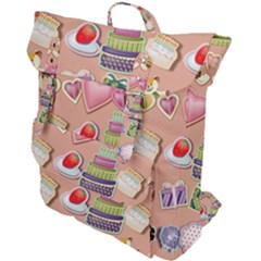 Illustration Seamless Pattern Standardize Buckle Up Backpack by danenraven