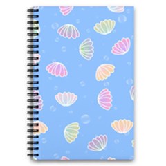 Illustration Seashell Clam Pattern Art Design 5 5  X 8 5  Notebook by danenraven