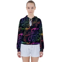 Patina Swirl Women s Tie Up Sweat by MRNStudios