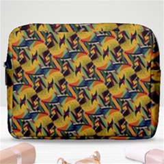 Illustration Geometric Pattern Colorful Pattern Make Up Pouch (large) by danenraven