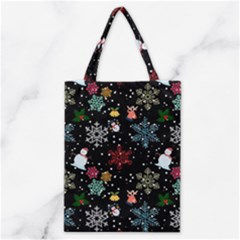 Illustration Xmas Christmas Thanks Giving Pattern Classic Tote Bag by danenraven
