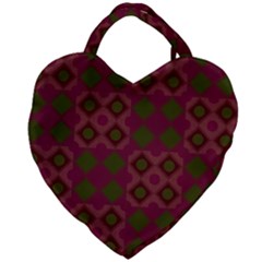 Illustration Background Abstract Pattern Texture Design Giant Heart Shaped Tote by danenraven