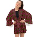Illustration Background Abstract Pattern Texture Design Long Sleeve Kimono View1