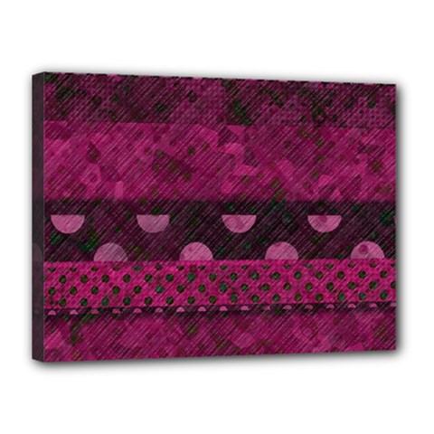 Illustration Background Pattern Texture Design Canvas 16  X 12  (stretched) by danenraven