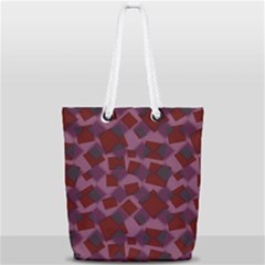 Illustration Art Background Pattern Texture Design Full Print Rope Handle Tote (small) by danenraven