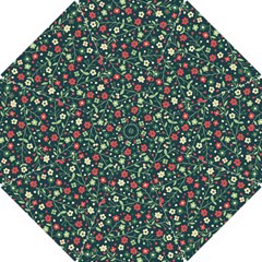 Flowering Branches Seamless Pattern Hook Handle Umbrellas (small) by Zezheshop