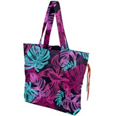 Illustration Sheets Drawing Reason Pattern Drawstring Tote Bag by Ravend