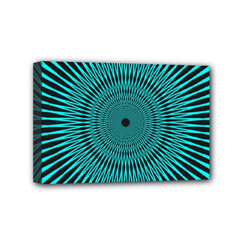 Illusion Geometric Background Mini Canvas 6  X 4  (stretched) by Ravend