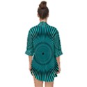 Illusion Geometric Background Open Front Chiffon Kimono View2