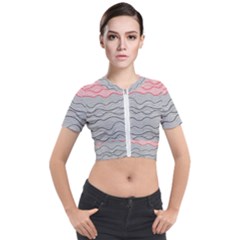Creation Painting Fantasy Texture Short Sleeve Cropped Jacket by Ravend