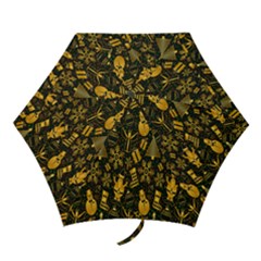 Christmas Background Seamless Mini Folding Umbrellas by artworkshop