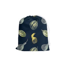 Vintage Vegetables Zucchini  Drawstring Pouch (medium) by ConteMonfrey