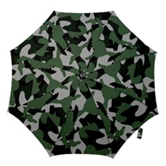 Illustration Camouflage Camo Army Soldier Abstract Pattern Hook Handle Umbrellas (large) by danenraven